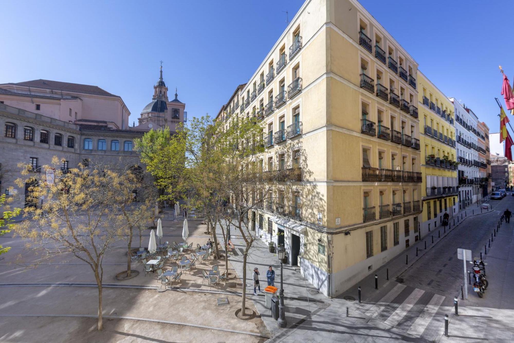 Precioso Apt En La Plaza De La Paja Latina Madrid Esterno foto